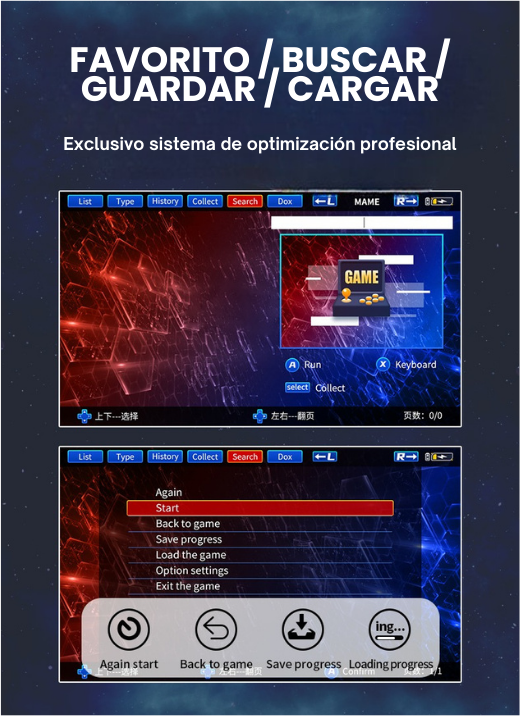 Consola de Videojuegos Portátil Powkiddy X70