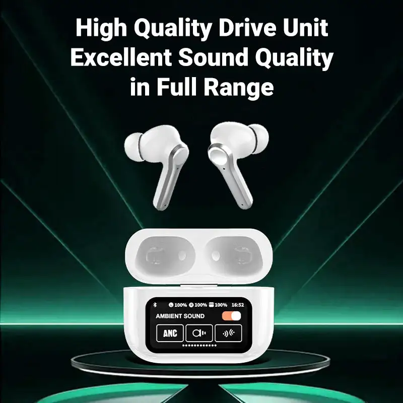 Audifonos A9 Pro Inalámbricos y con pantalla táctil