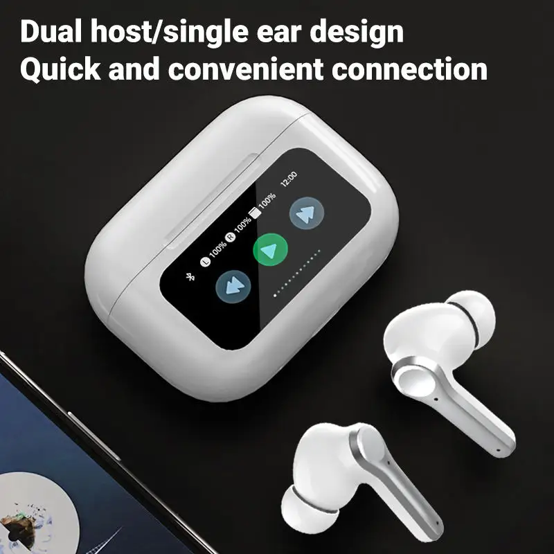 Audifonos A9 Pro Inalámbricos y con pantalla táctil
