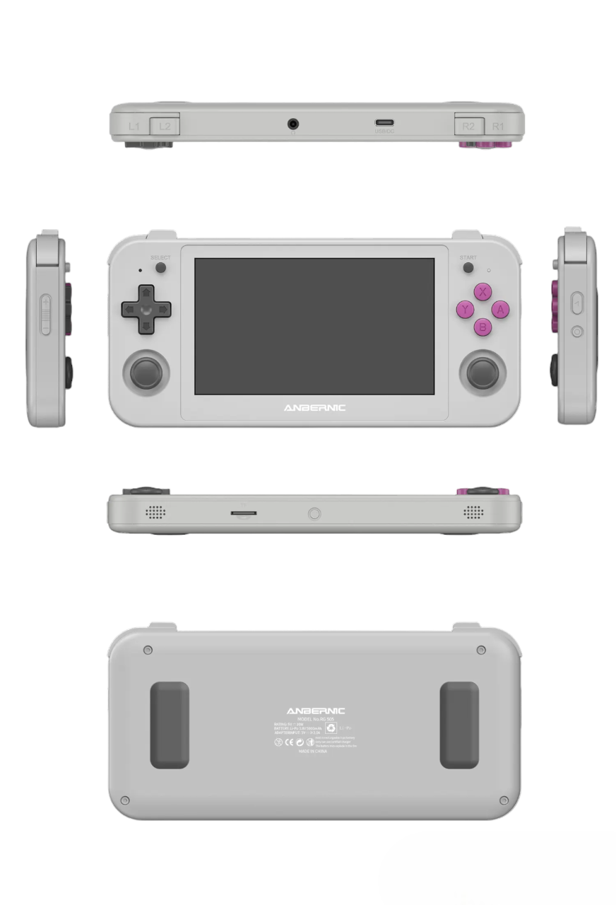 Consola de videojuegos portátil ANBERNIC RG505