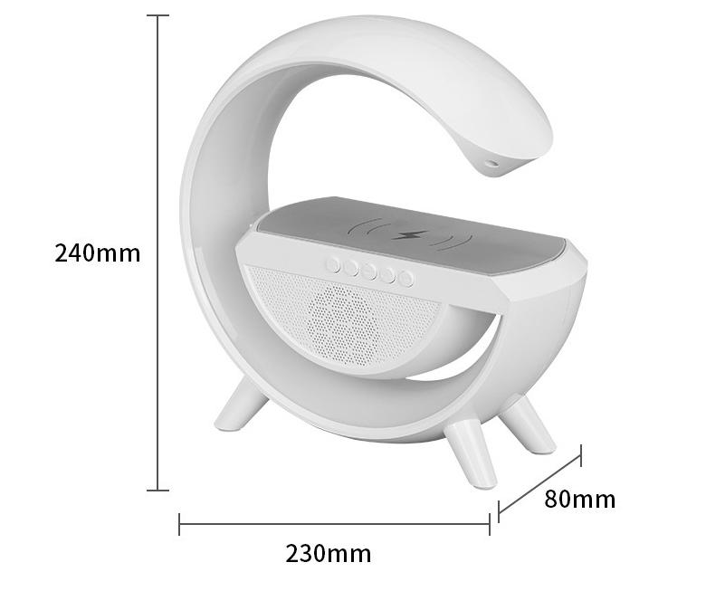 Cargador inalámbrico multifuncional con parlante G-Shape 4 RGB