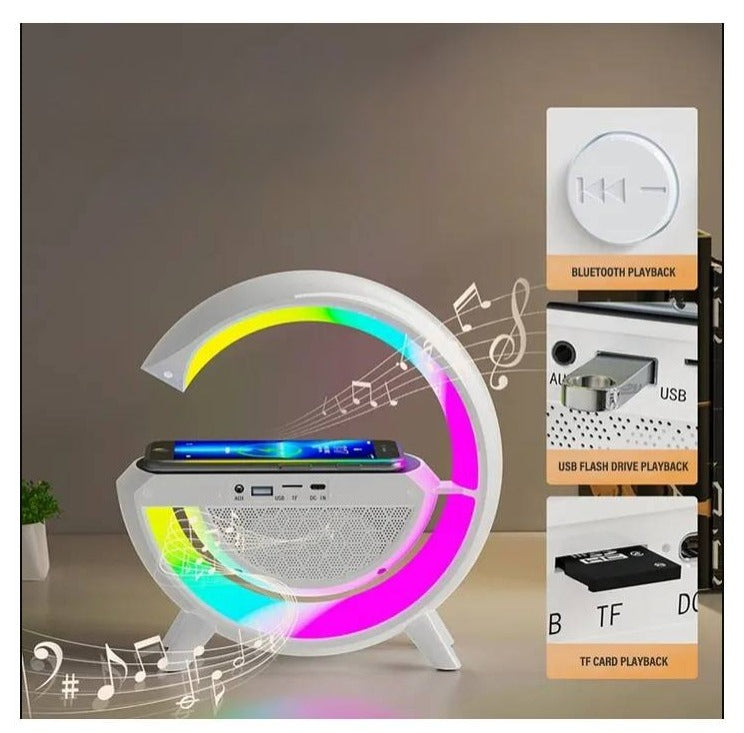 Cargador inalámbrico multifuncional con parlante G-Shape 4 RGB