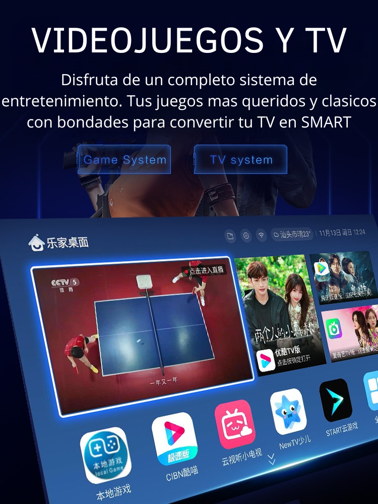 Consola videojuegos X10 TV Box game