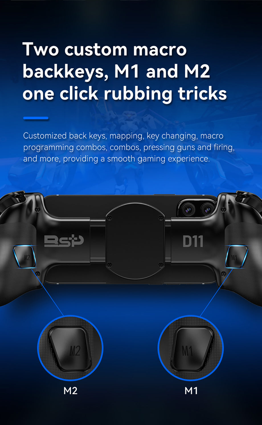 D11 joystick inalámbrico expandible para Dispositivo Móvil