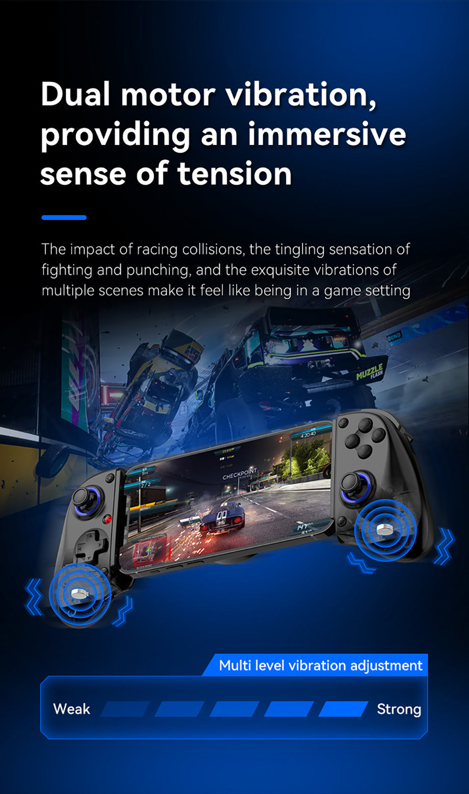 D11 joystick inalámbrico expandible para Dispositivo Móvil