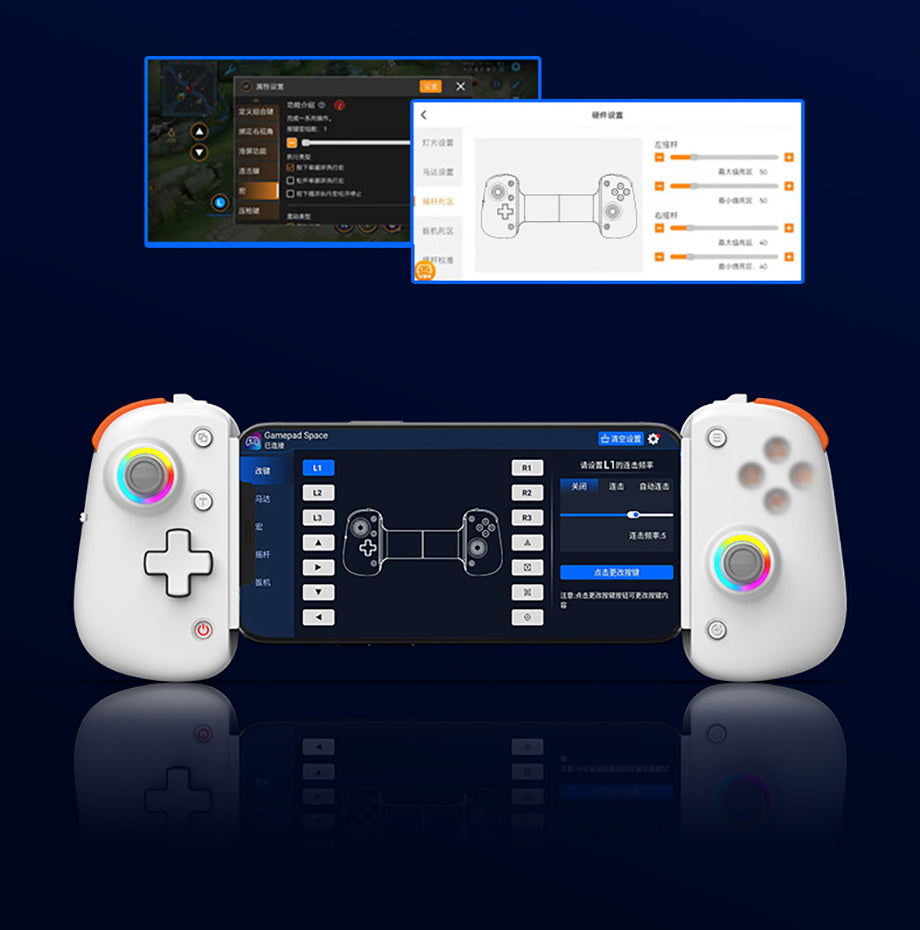 D8 Pro joystick inalámbrico expandible para Dispositivo Móvil