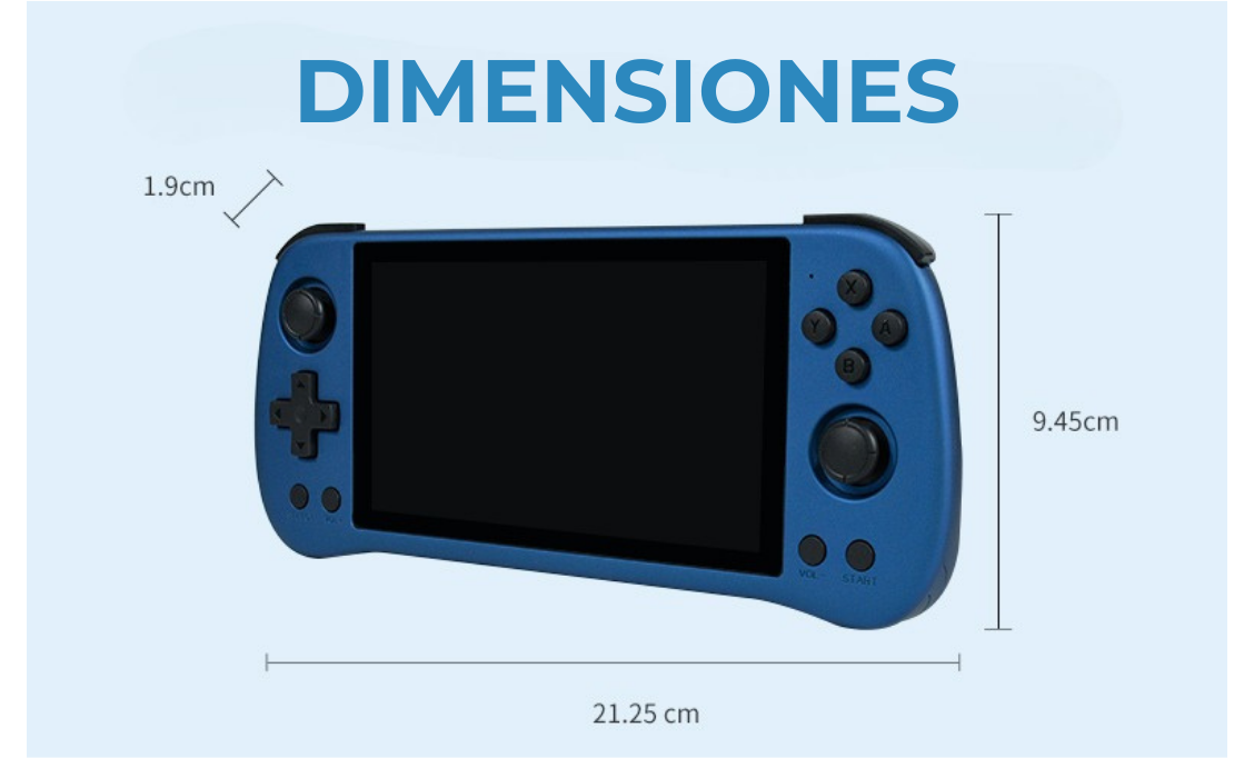 Consola de Videojuegos Portátil Powkiddy X55