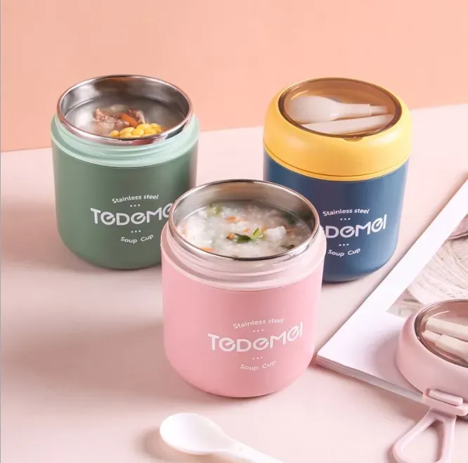 Pack Escolar Kids 4 - Táper Térmico Tedemel Rosado con Tomatodo Tricolor 1Lt