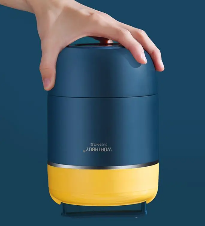Lonchera taper térmico de 2 niveles de 1.5L