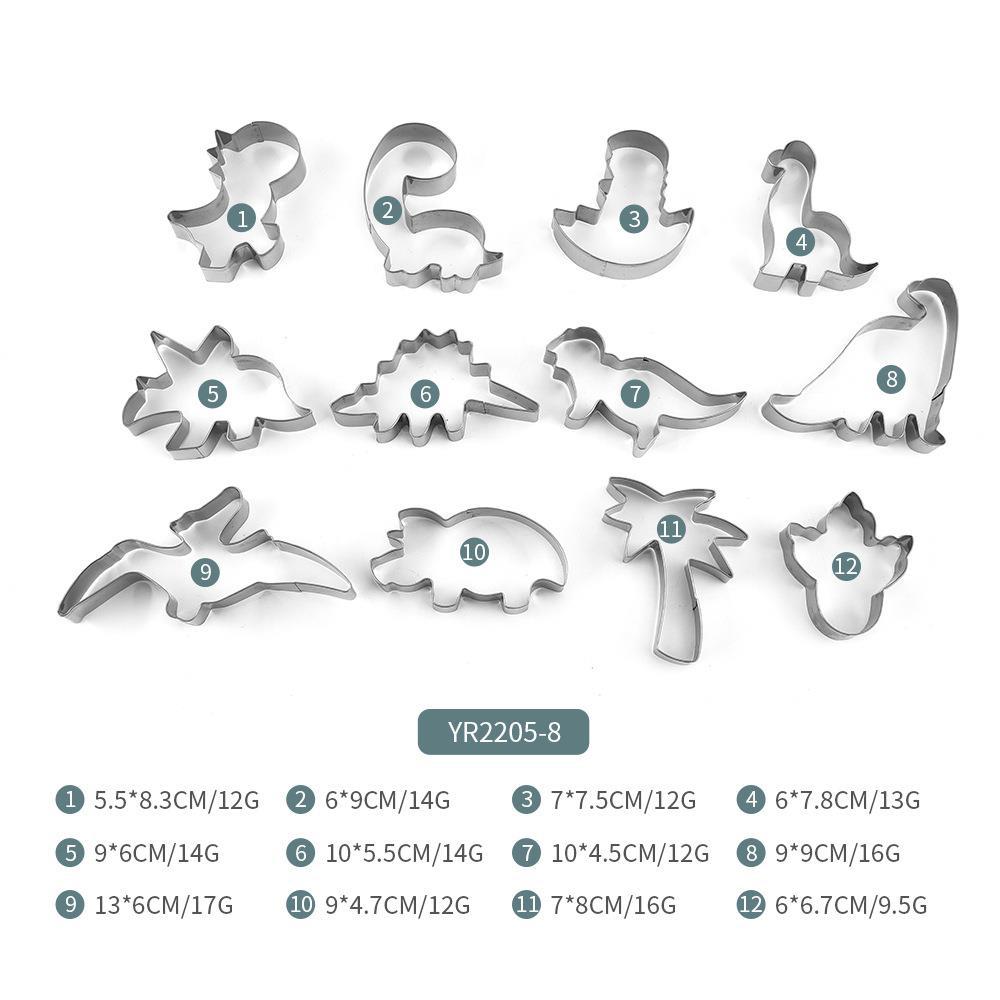 Pack Escolar Boys 9 - Lonchera Tipo Bento Celeste con Cortadores diseño dinosaurios