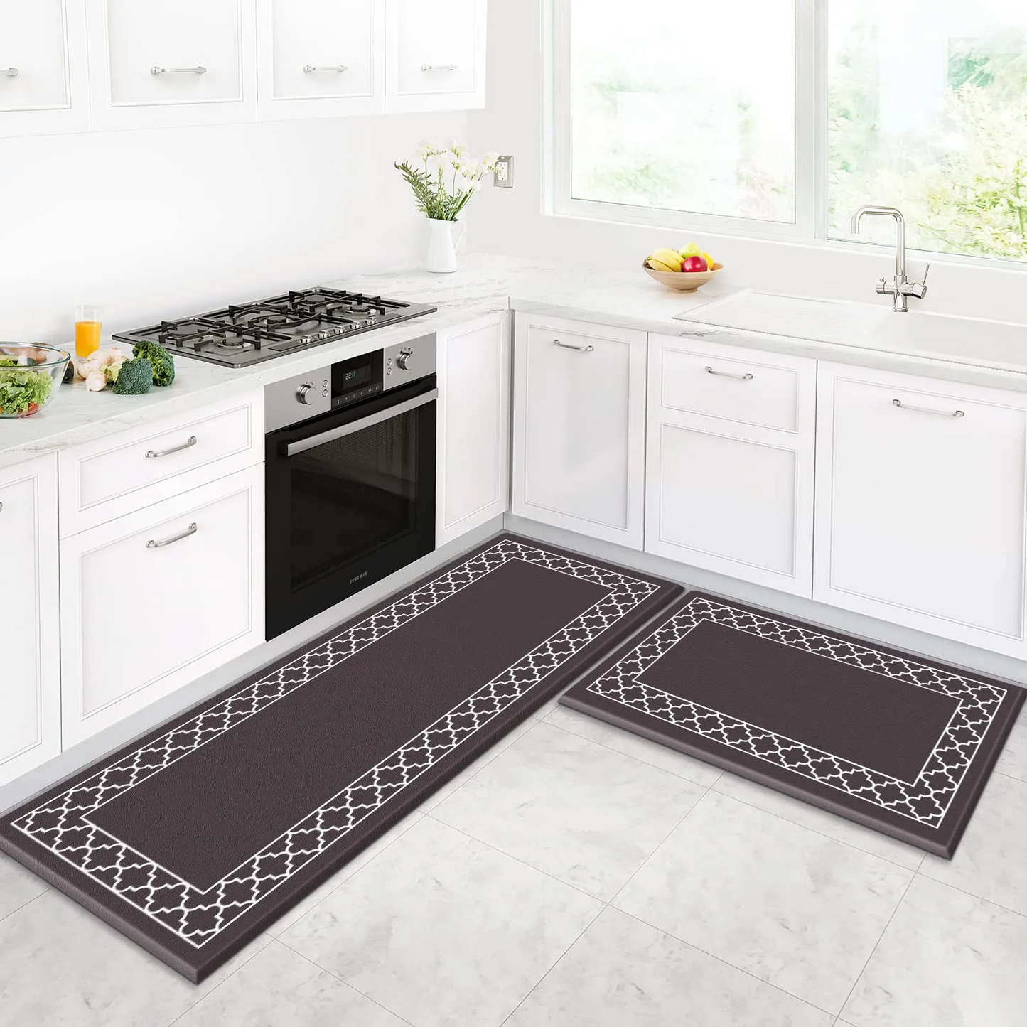 Alfombras de cocina antideslizante y absorbente de PVC