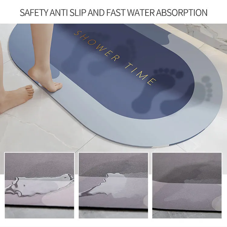 Alfombra para baño antideslizante y absorbente