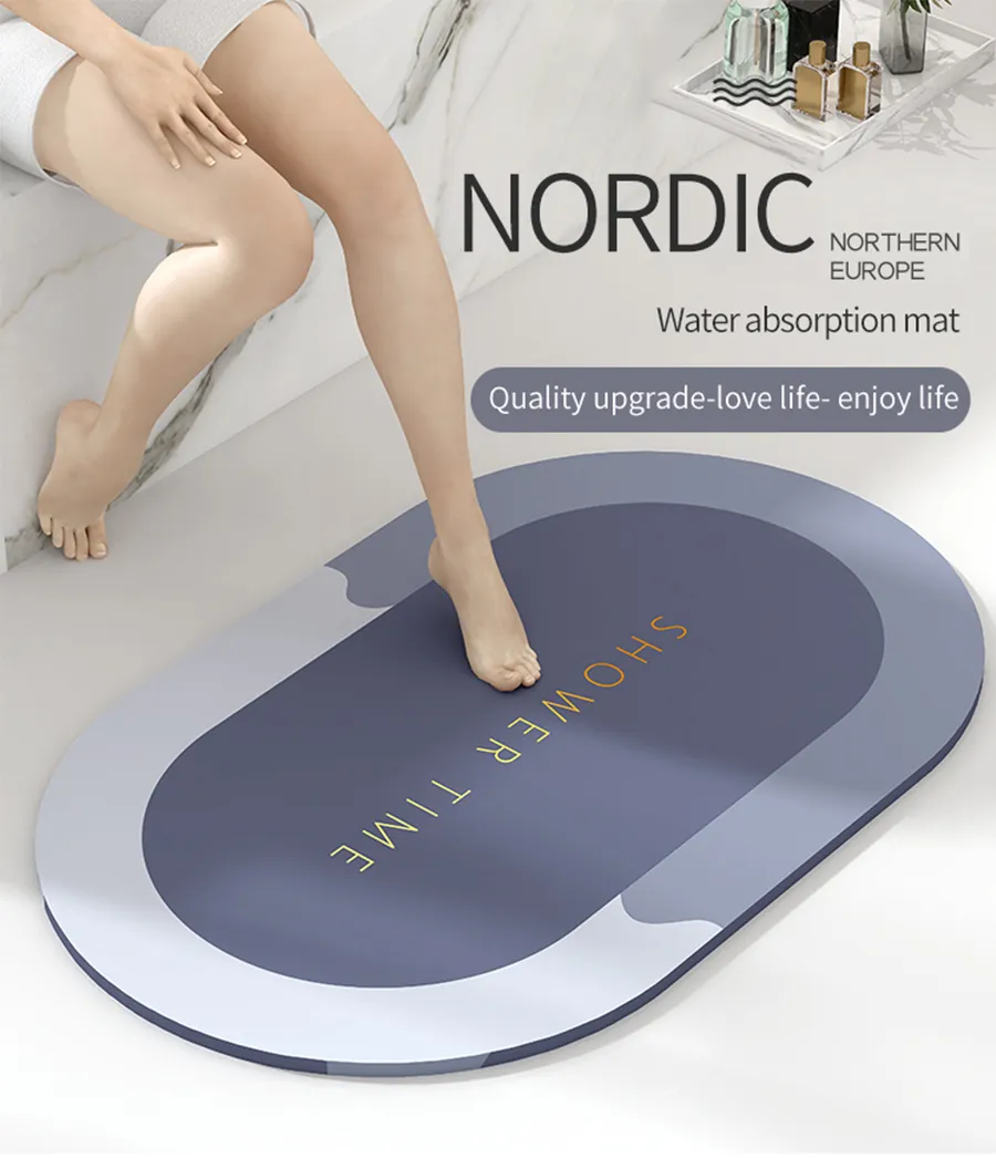 Alfombra para baño antideslizante y absorbente