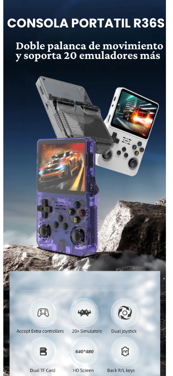 Consola de Videojuegos Portátil R36S
