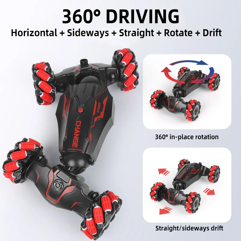Carro a control remoto y sensor de movimientos con pulsera - Stunt Car
