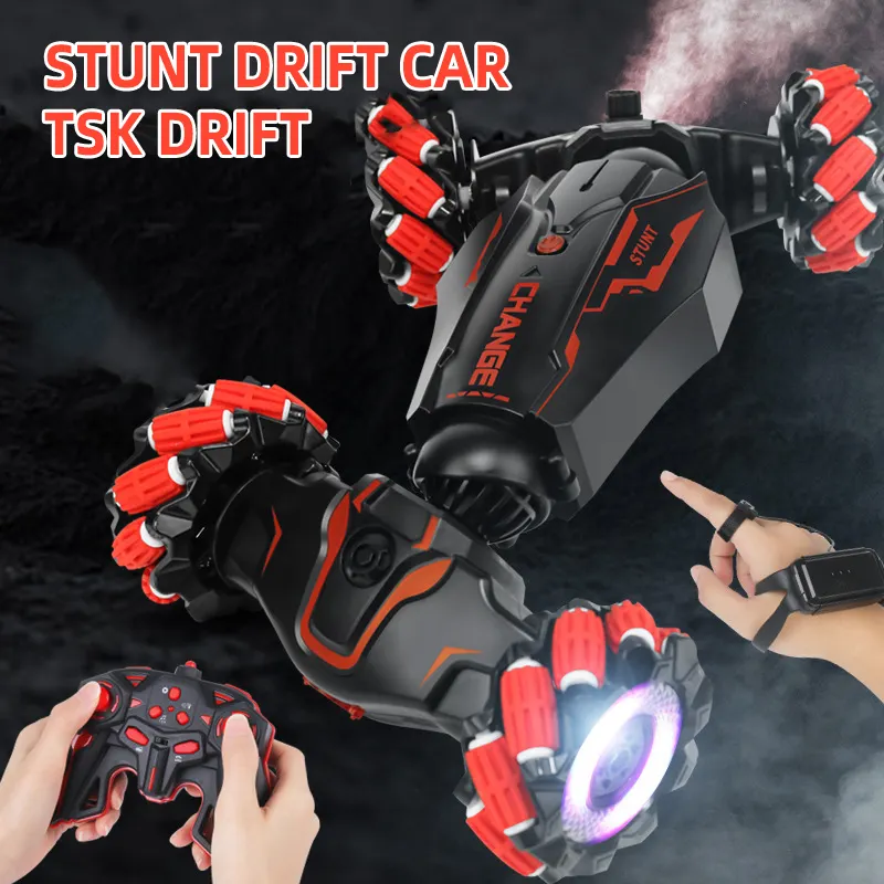 Carro a control remoto y sensor de movimientos con pulsera - Stunt Car