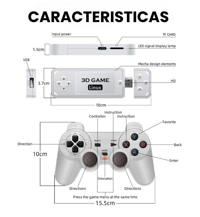 Consola Videojuego Y6