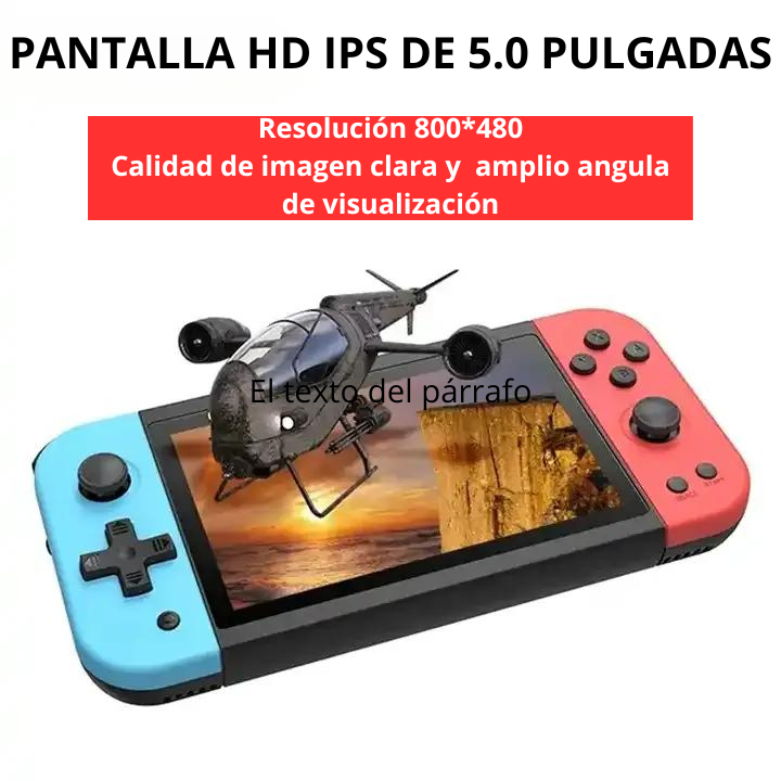 Consola de videjuegos portatil Powkiddy X51