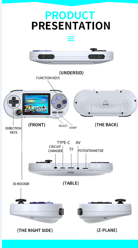 Consola de Videojuegos Portátil SF2000