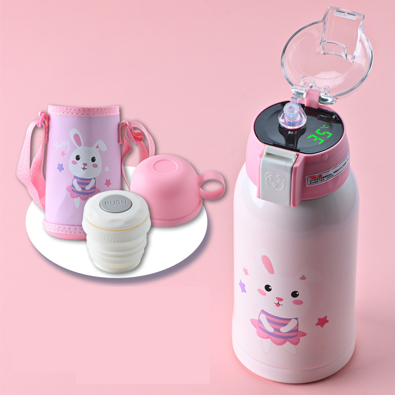 Pack Escolar Girls 7 - Lonchera Tipo Bento Rosado con Termo Digital Kids Fucsia - Rosado