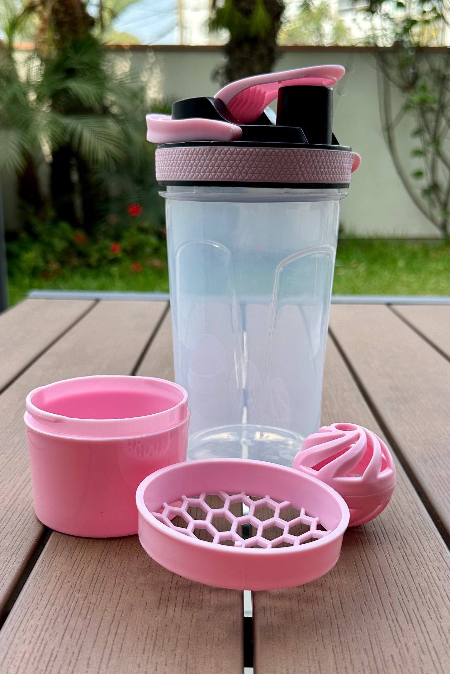 Tomatodo Shaker para gimnasio - Rosado