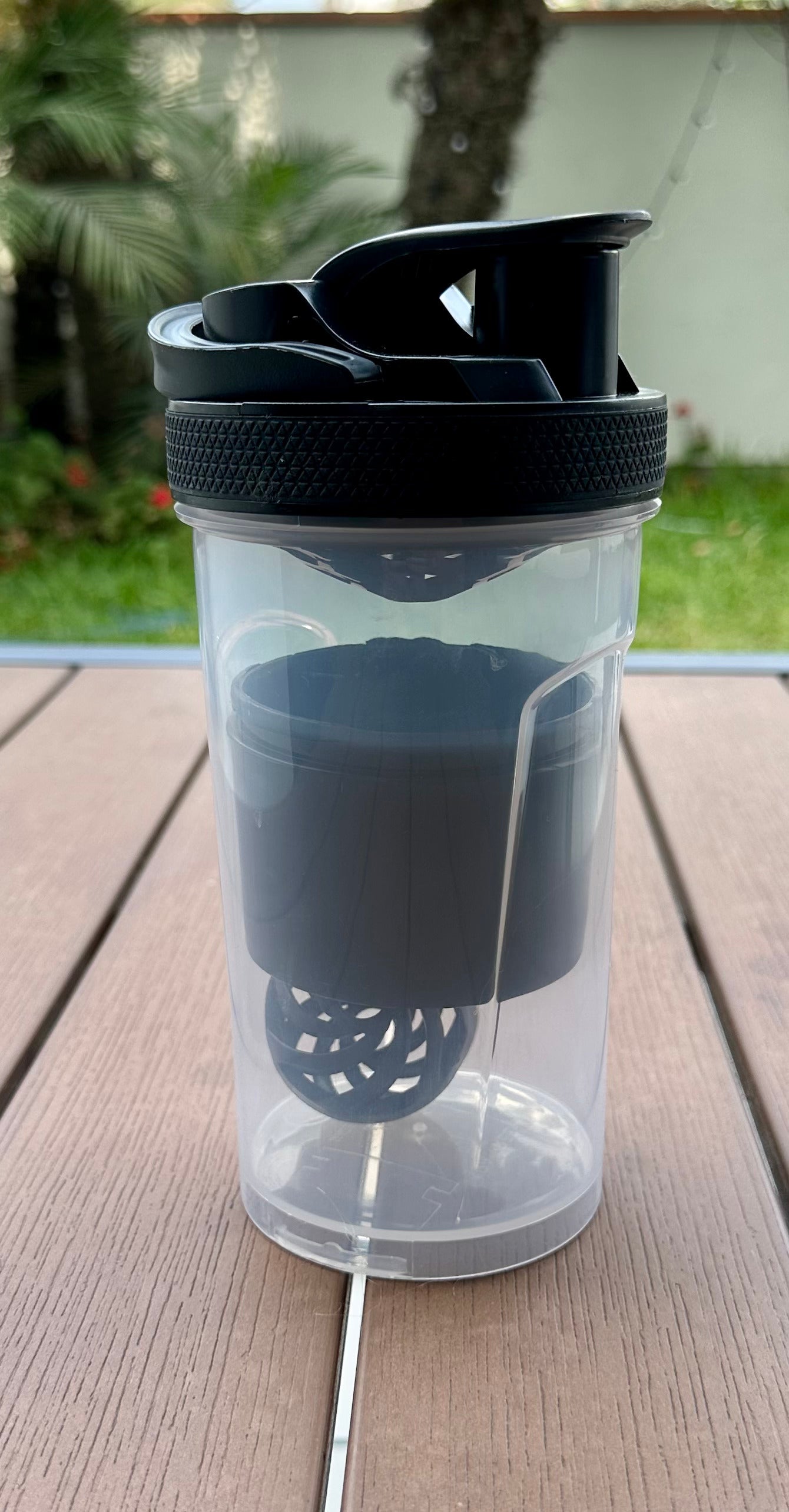 Tomatodo Shaker para gimnasio - Negro