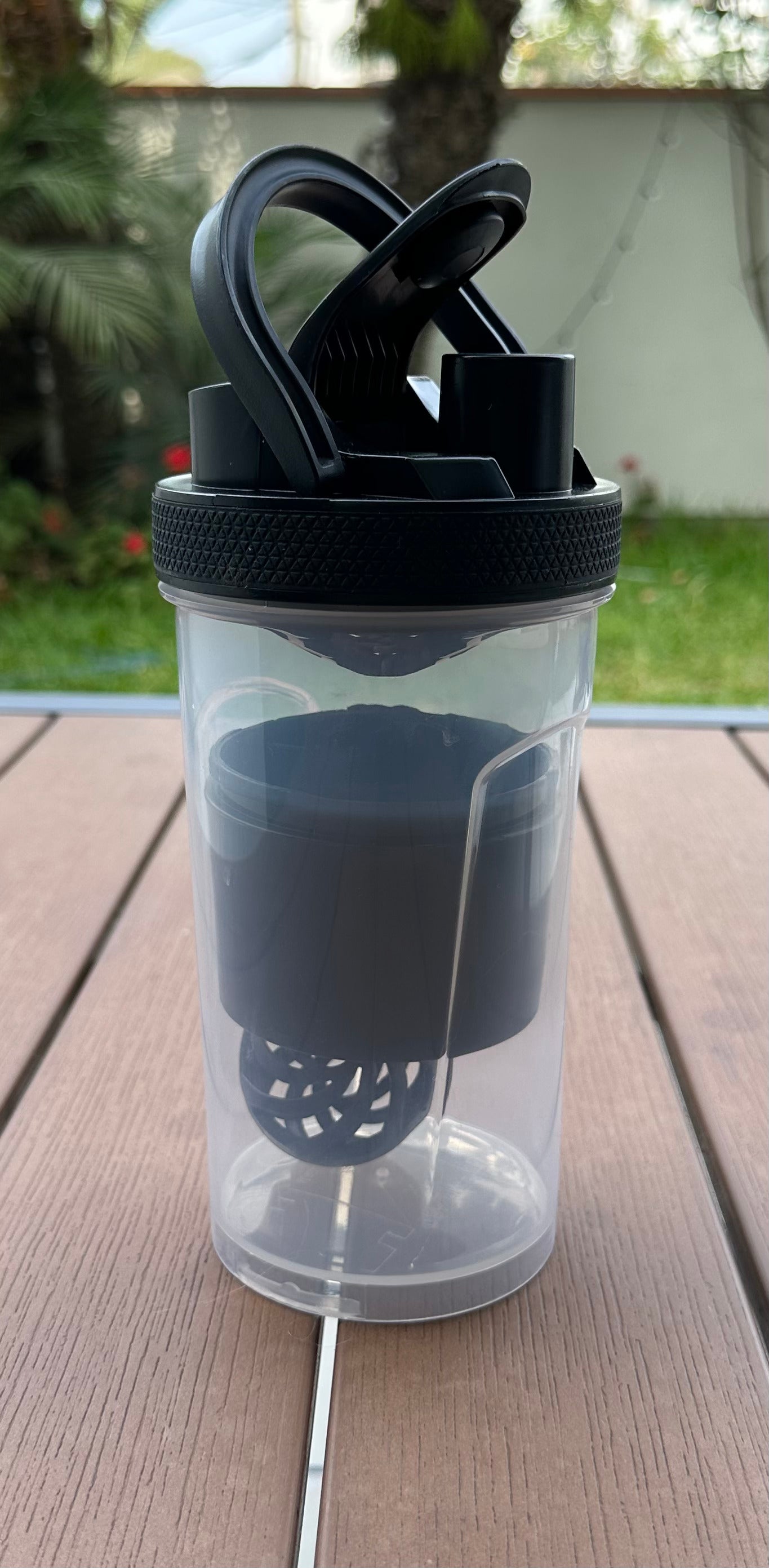 Tomatodo Shaker para gimnasio - Negro