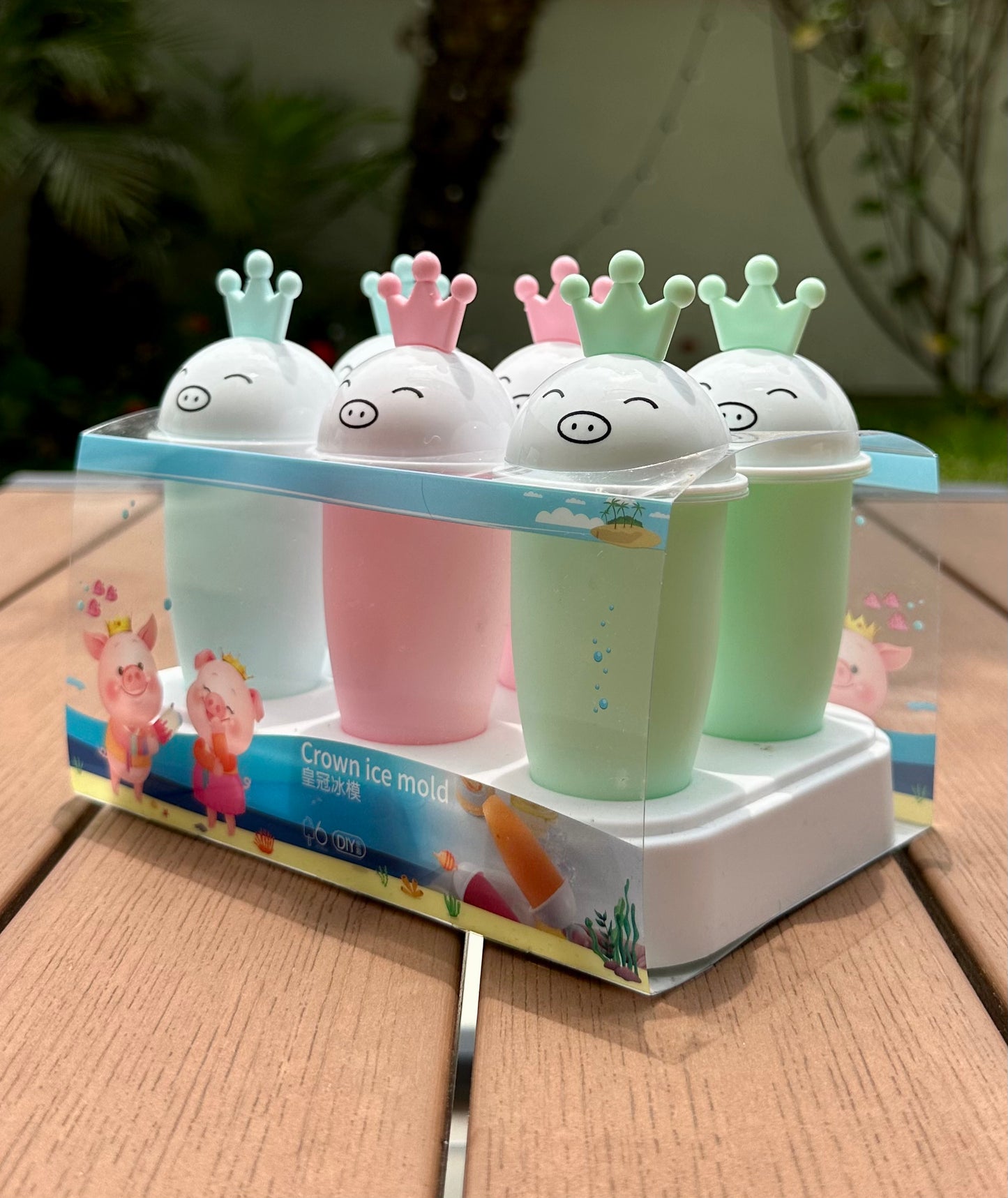 Molde para 6 helados tipo princesa