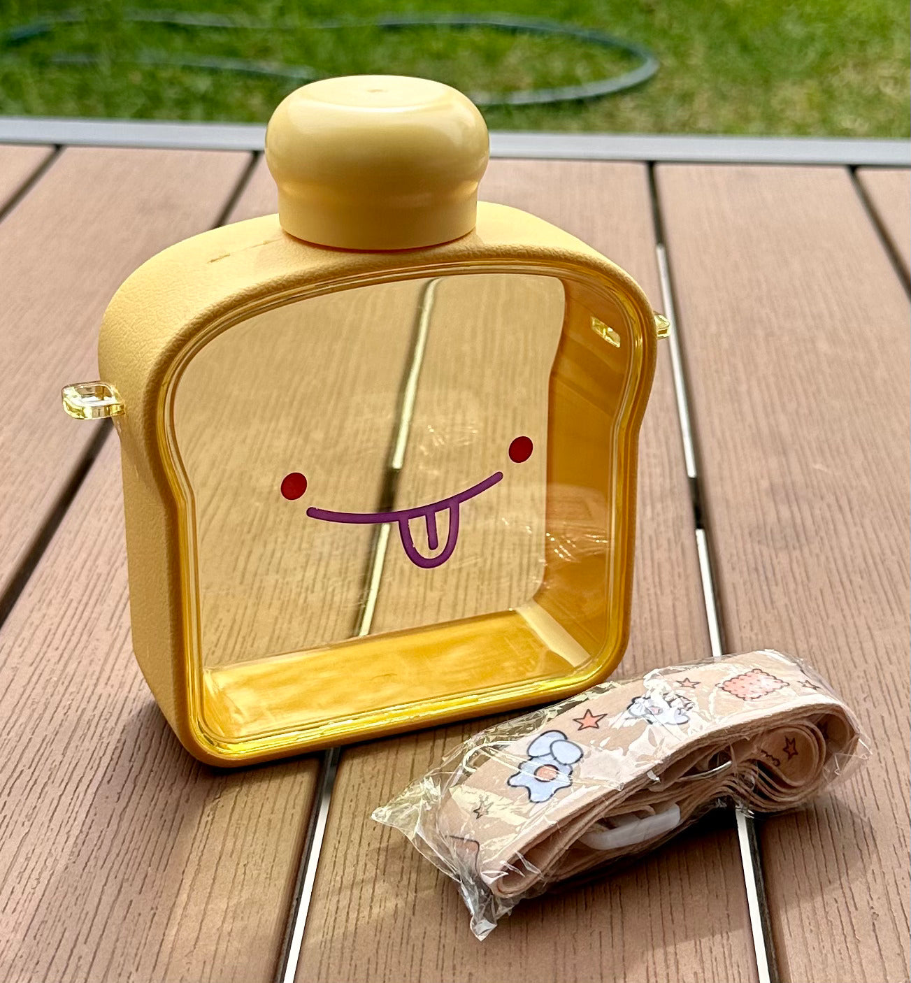 Tomatodo tostada con carita de 400ml - amarillo