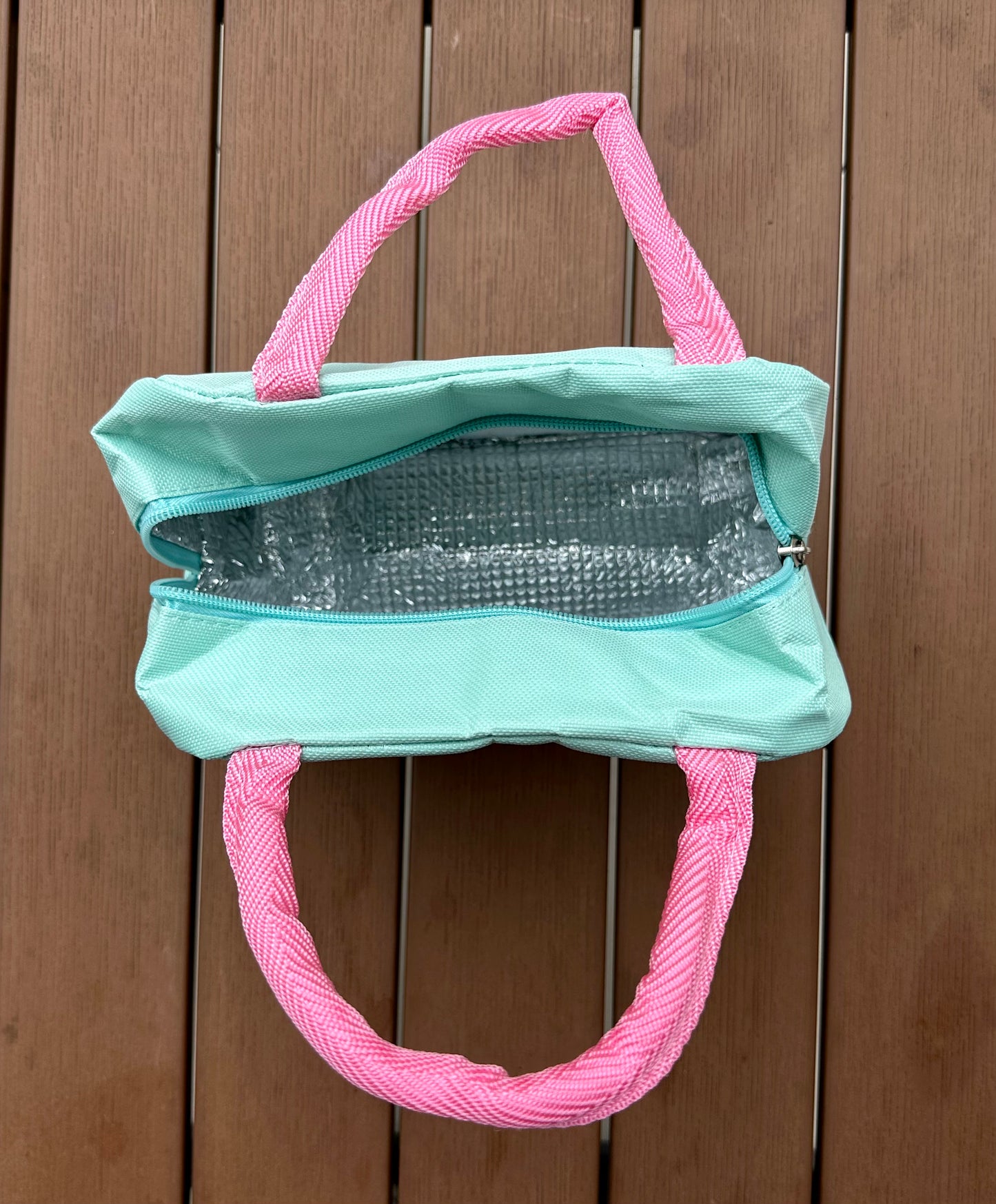 Lonchera bolsa térmica gatito - celeste
