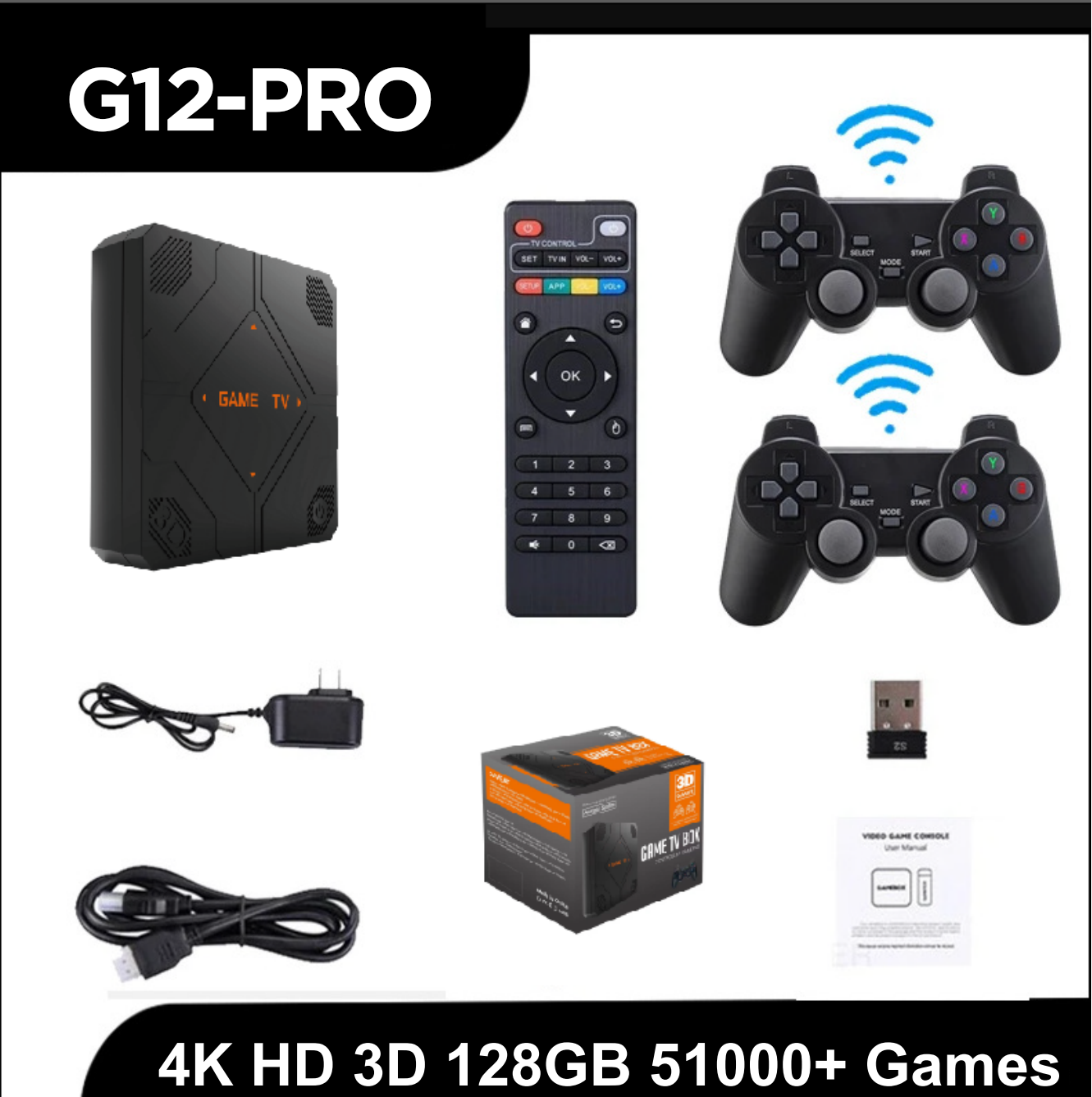 Consola videojuegos G12 Pro Game TV Box