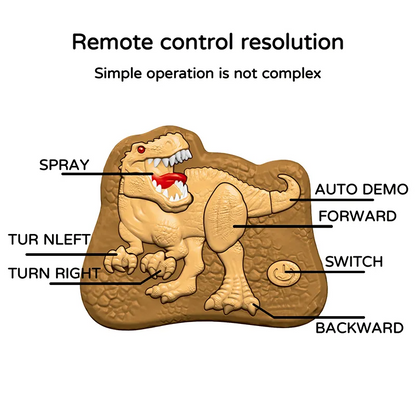 Dinosaurio Velociraptor a control remoto inalámbrico